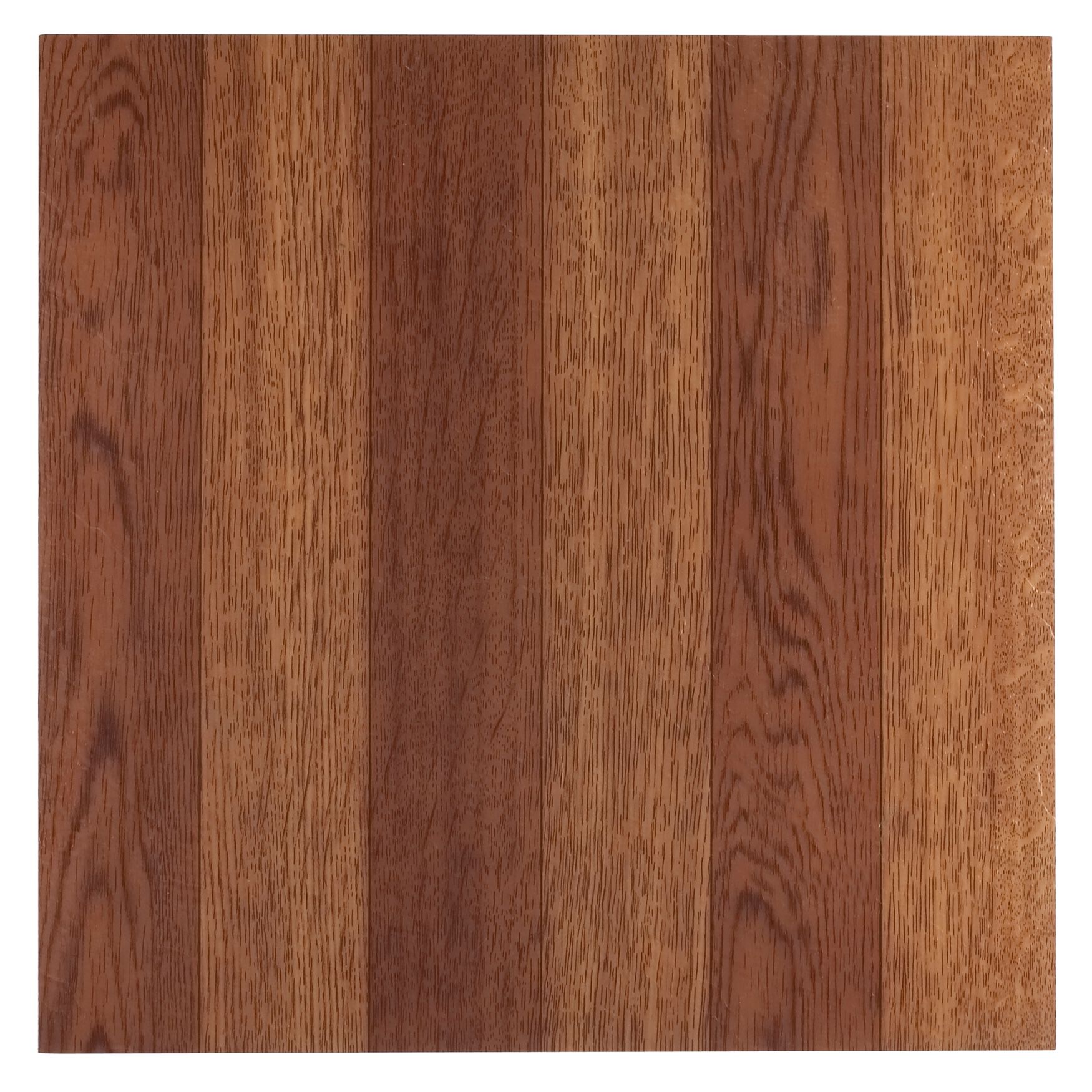 Sterling 12 inches x 12 inches Self Adhesive Vinyl Floor Tile - 45 Tiles/45 sq. Ft, MEDIUM OAK, hi-res image number 0
