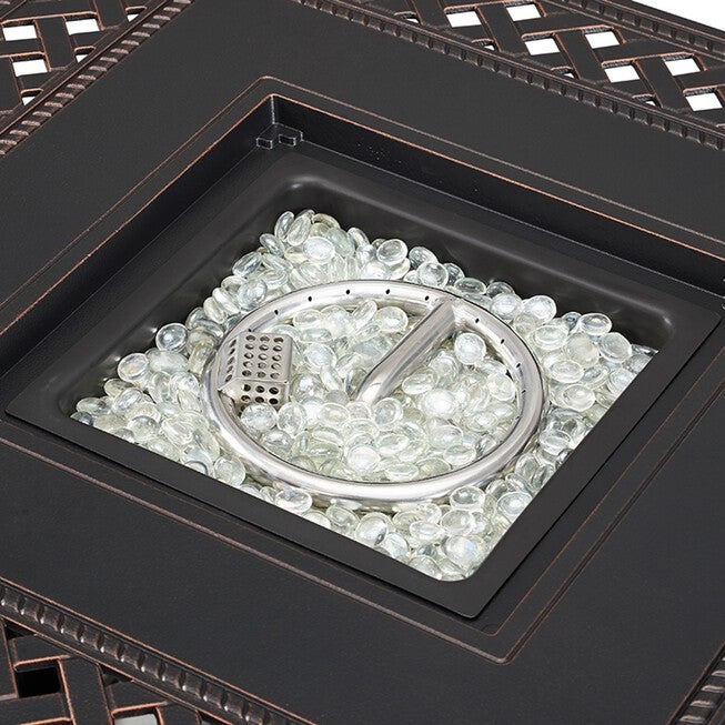 Downey 32 inches Square Aluminum LPG/NG Fire Pit, , alternate image number 8