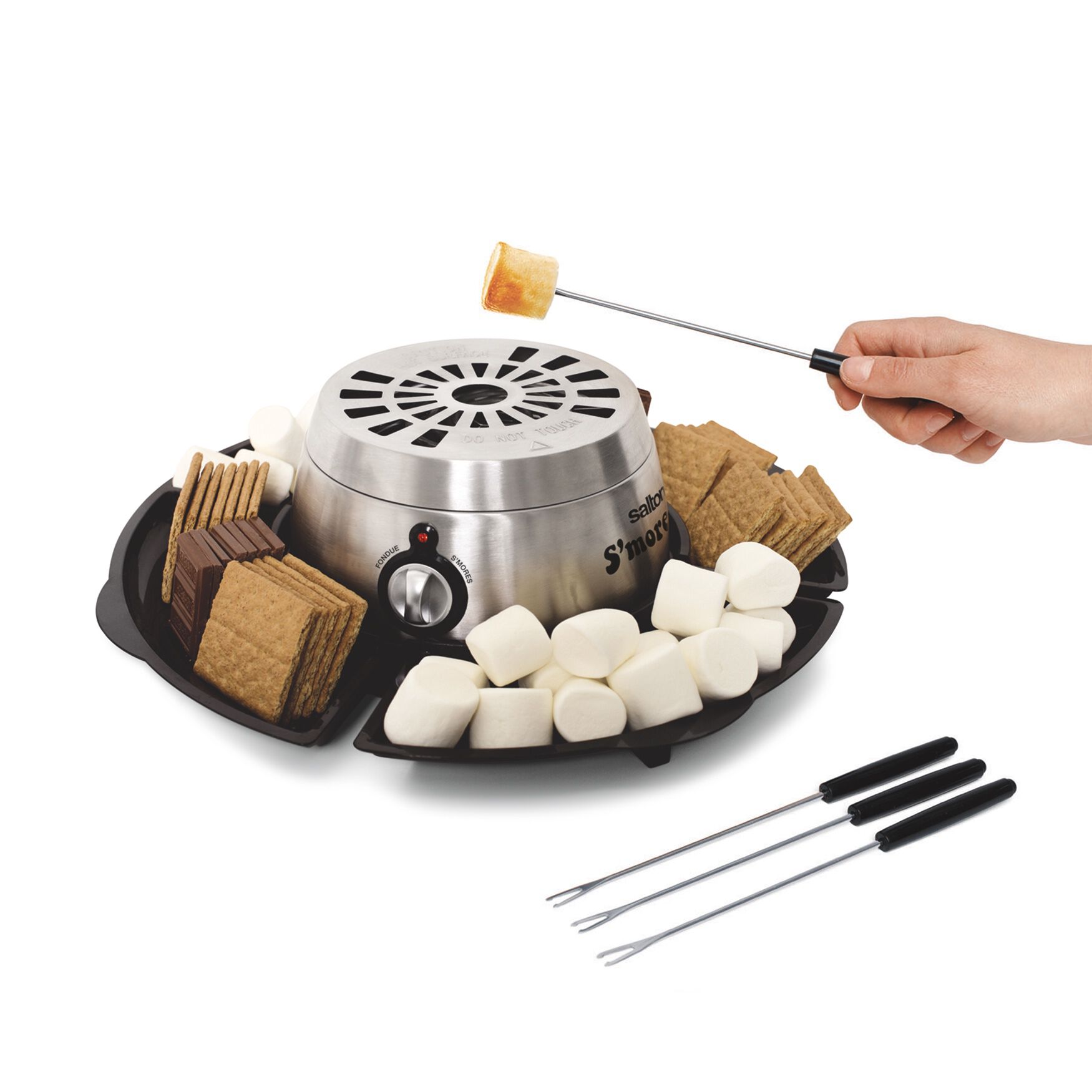 Salton S&#39;mores & Fondue Maker, STAINLESS STEEL, hi-res image number 0