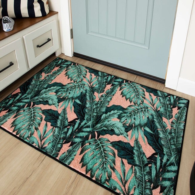 Palm Tree Paradise Kitchen Rug, , alternate image number null