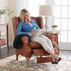 400 lbs. Weight Capacity Queen Ann Recliner, , alternate image number null