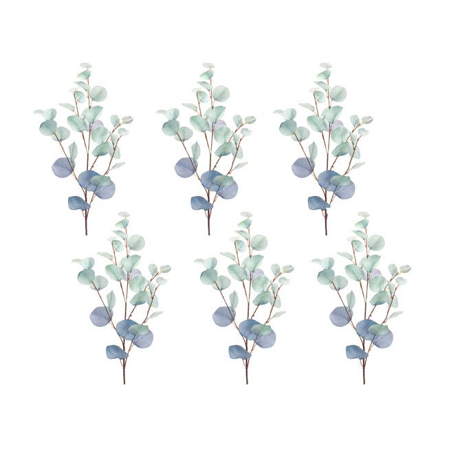 Silver Dollar Eucalyptus Leaf Spray (Set Of 6), , alternate image number 4