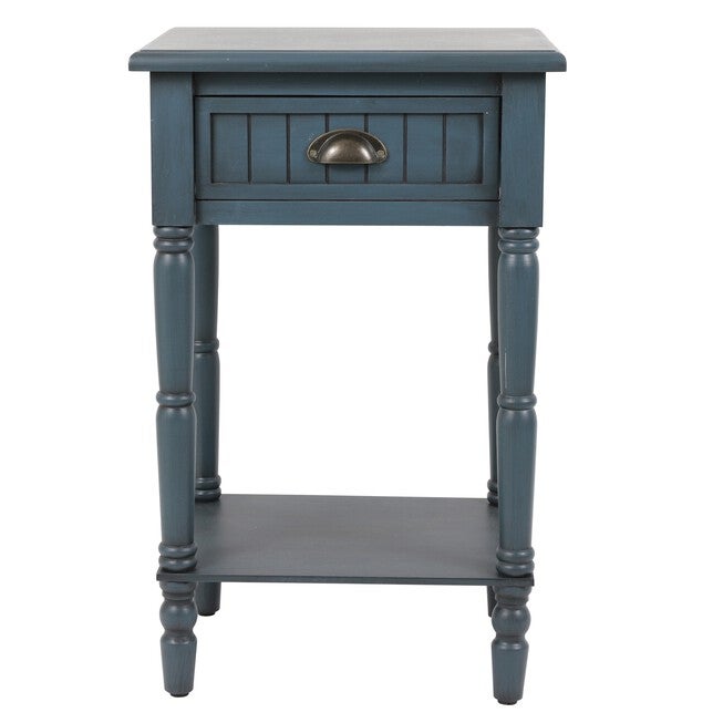 Beadboard Antique Accent Table, NAVY, hi-res image number null