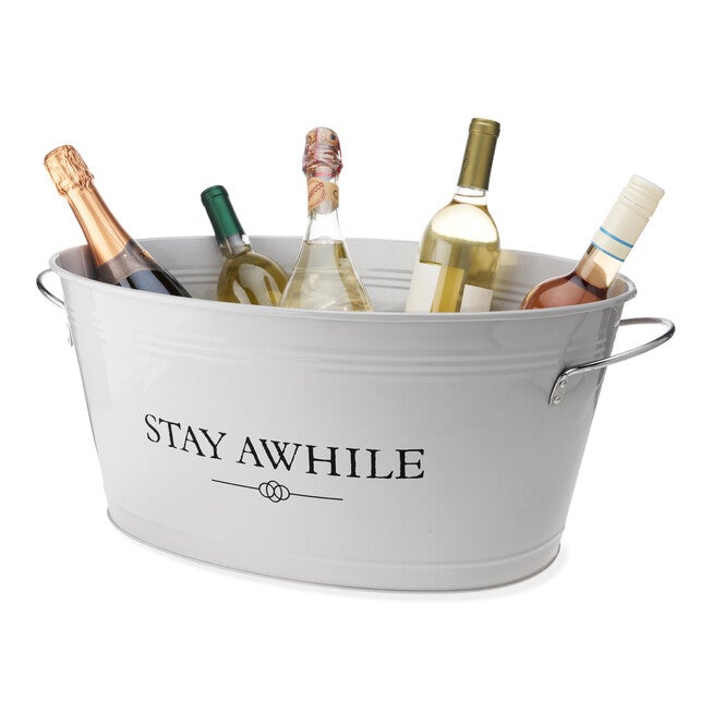 Stay Awhile Metal Drink Tub, , alternate image number null