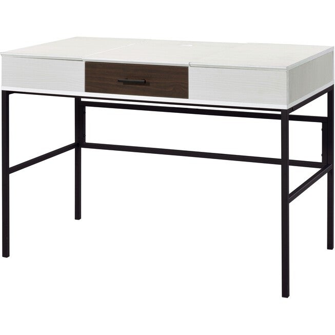 Built-In Usb Port Writing Desk, NATURAL BLACK, hi-res image number null