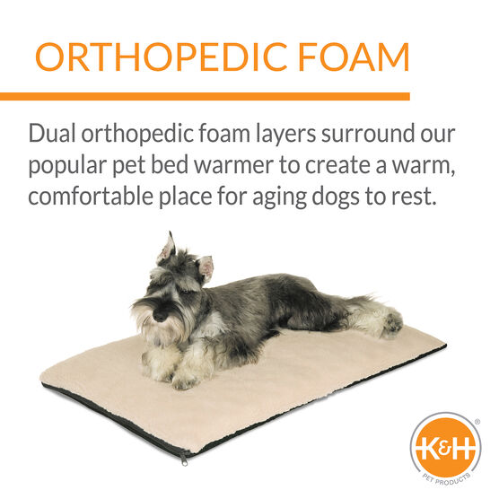 Ortho Heated Thermo Fleece Pet Bed, , on-hover image number null