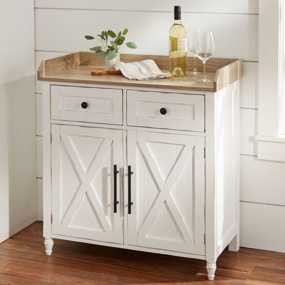 Beaumont 2-Drawer Cabinet, WHITE, hi-res image number null