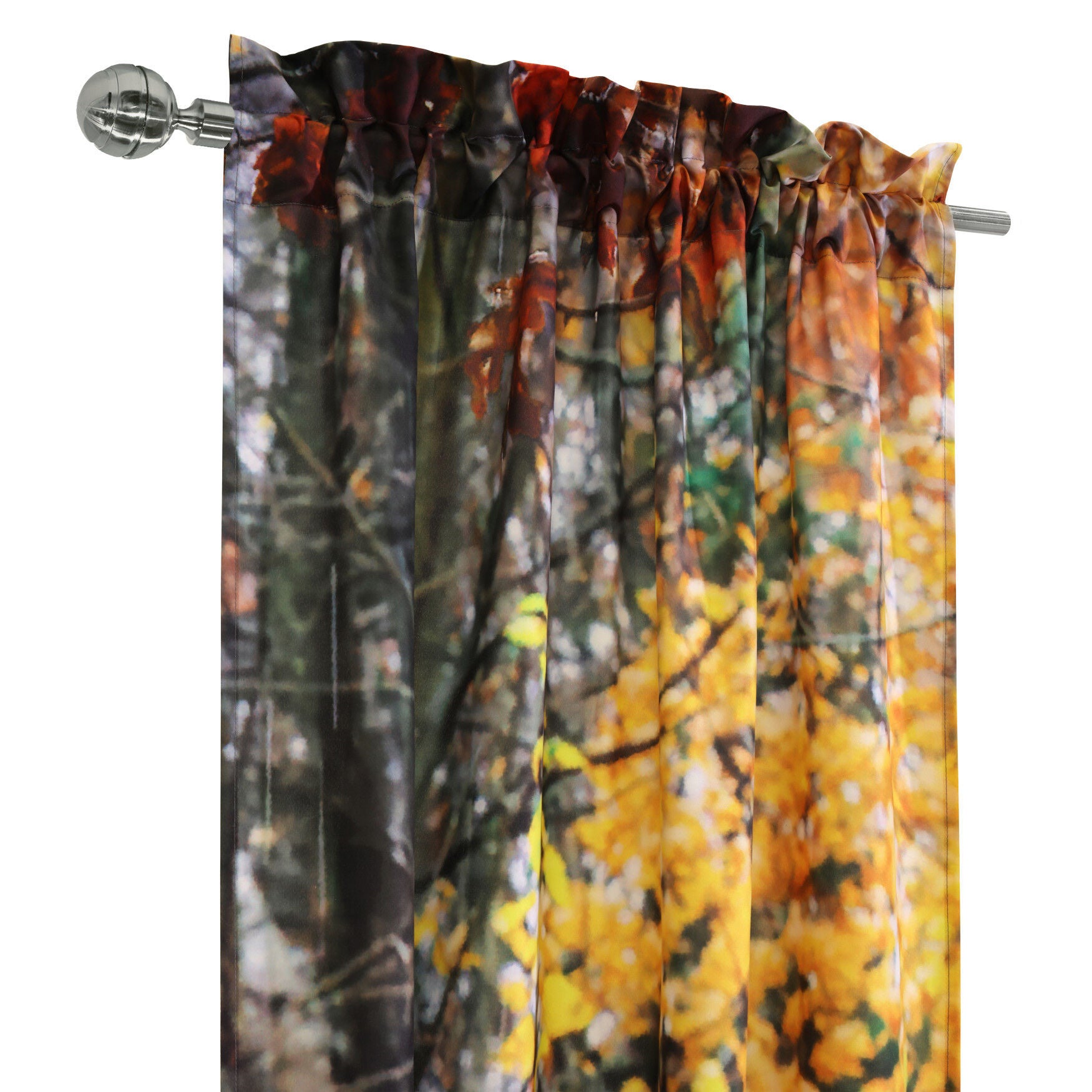 Photo Real Wolves Light Filtering Pole Top Curtain Panel Pair, , alternate image number 3