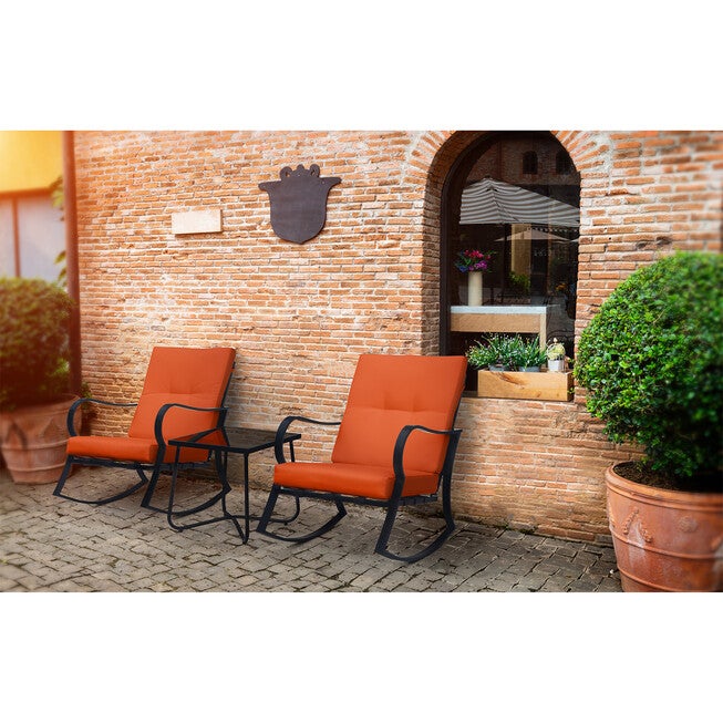 3-Piece Rocking Chair Set With Matching End Table, , alternate image number null