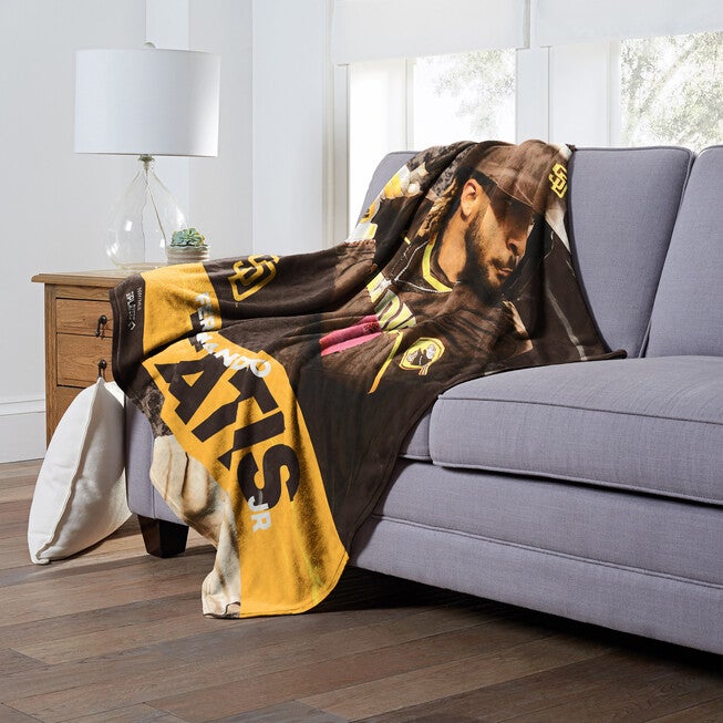 Mlb 575 Padres- Fernando Totis Jr Silk Touch Throw Blanket, , alternate image number null