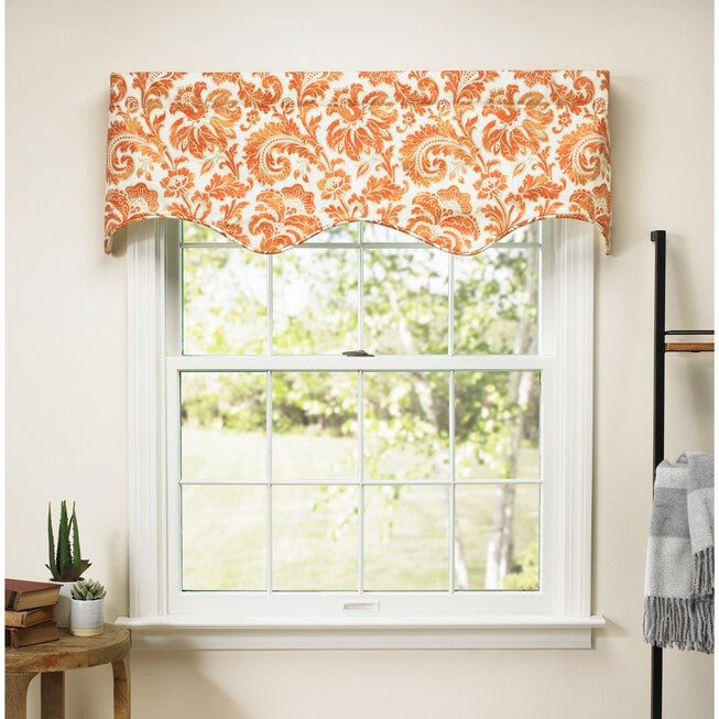 Boxtree Bright Jacobean Floral, ORANGE, hi-res image number null