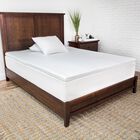 SensorPEDIC 2-Inch Prime Gel-Infused Memory Foam Mattress Topper, WHITE, hi-res image number null
