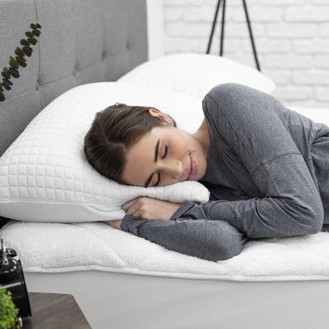 SensorPEDIC All Seasons Reversible Fiber Bed Pillow - 2 Pack, , alternate image number null