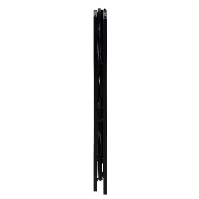 4-Shelf Corner Folding Bookcase-Black, , alternate image number null