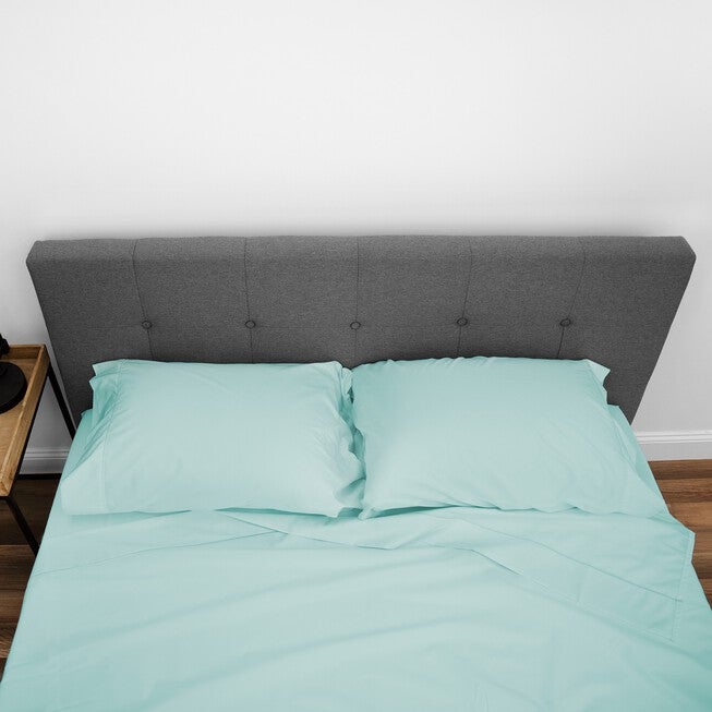 SensorPEDIC Ice Cool 400 Thread Count Cotton-Rich Surf Spray Blue Sheet Se, , alternate image number 2