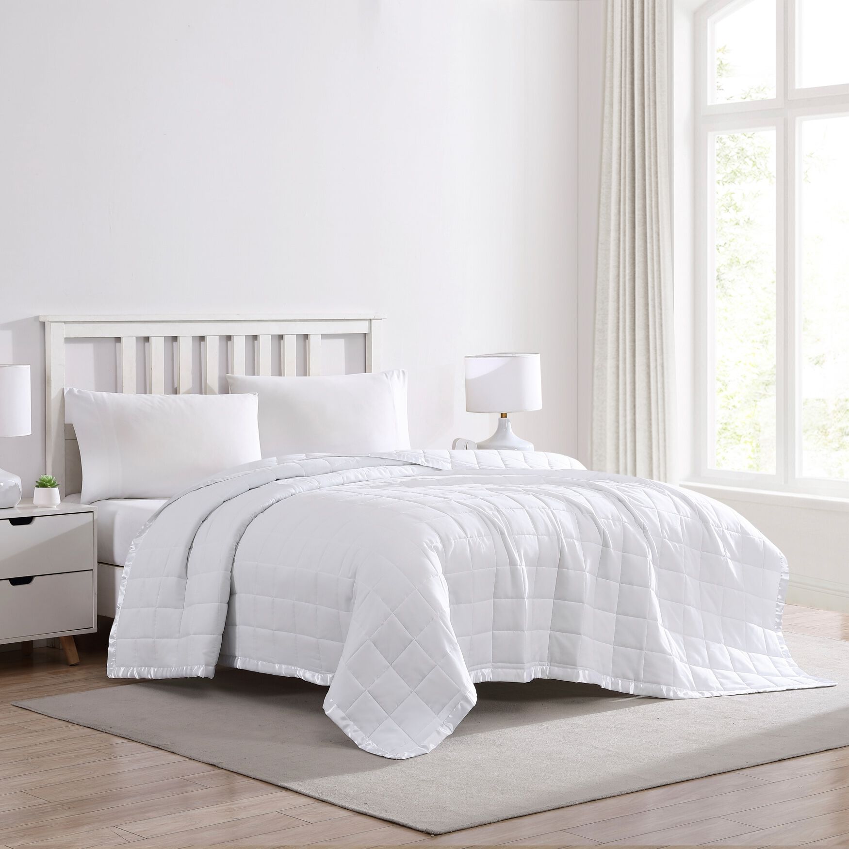 Down-Alternative Blanket, WHITE, hi-res image number 0
