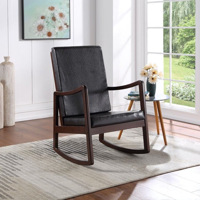 Rocking Chair Seating, DARK BROWN, hi-res image number 0
