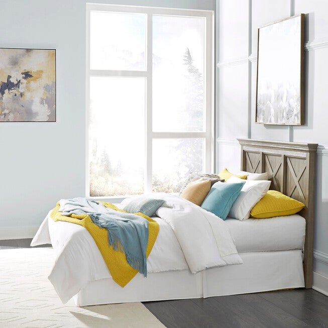 Mountain Lodge Queen/Full Headboard , MULTI GRAY, hi-res image number null
