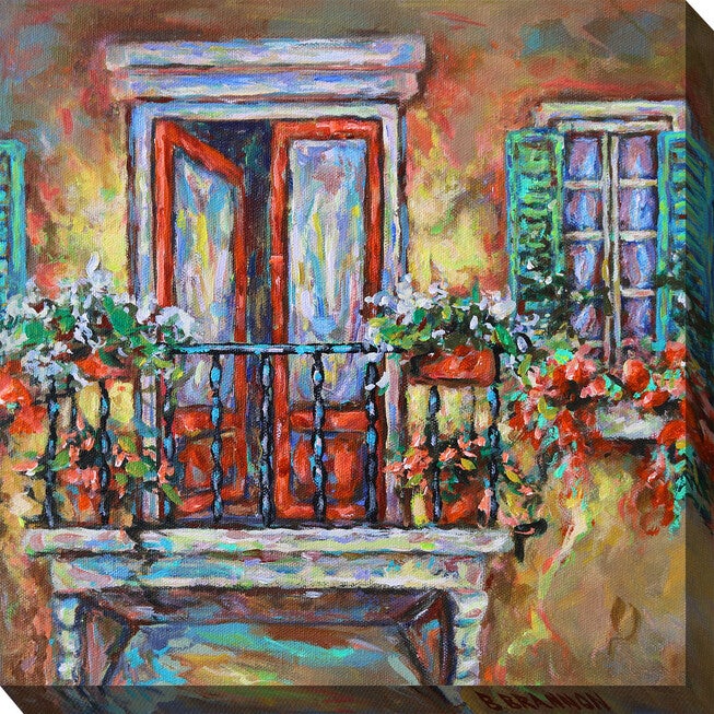 Blooming Balcony Wall Art, MULTI, hi-res image number null