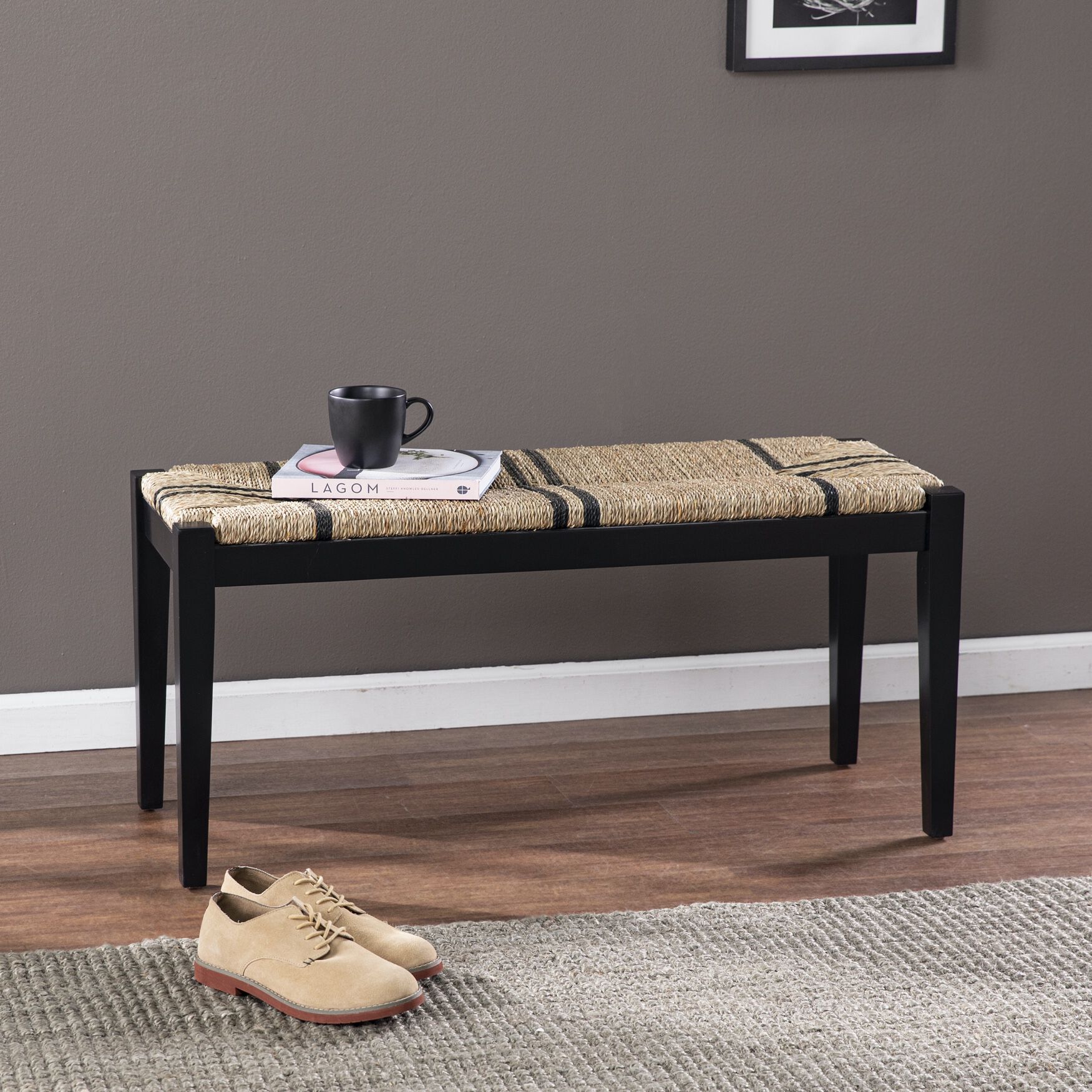 Gallocano Seagrass Bench, BLACK, hi-res image number 0