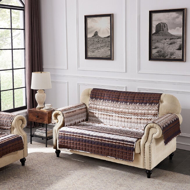 Southwest Latte Furniture Protector, Loveseat, , on-hover image number 1
