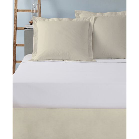 Today's Home Cotton Rich Tailored 2-Pack Euro Sham, IVORY, hi-res image number null