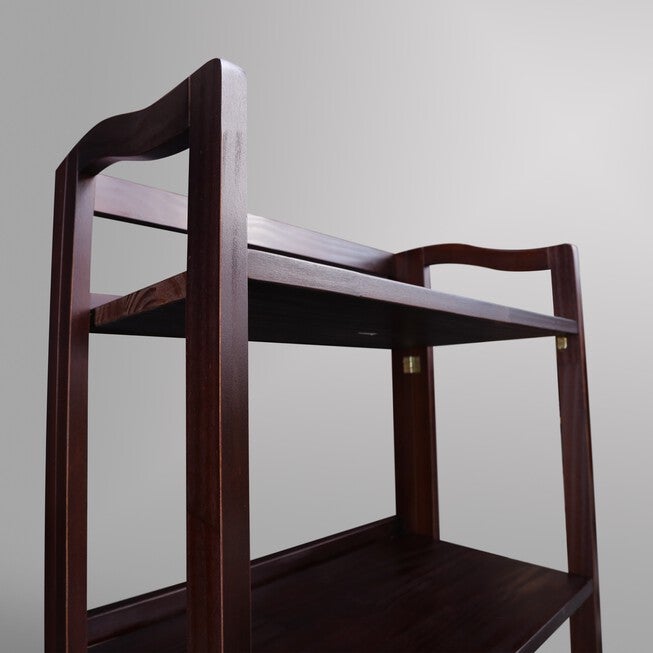 Stratford 5-Shelf Folding Bookcase-Espresso, , alternate image number null