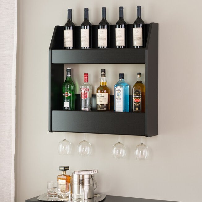 2-Tier Floating Wine and Liquor Rack, , alternate image number 3