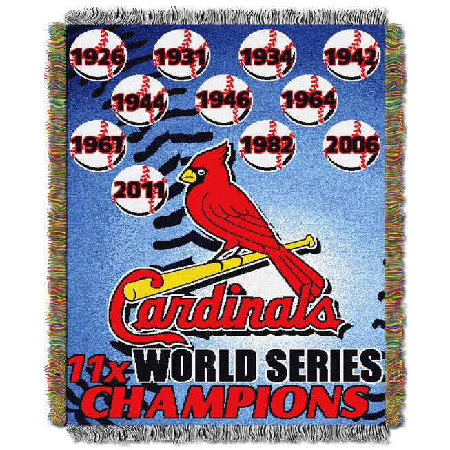 Cardinals Commemorative Series Throw, MULTI, hi-res image number null