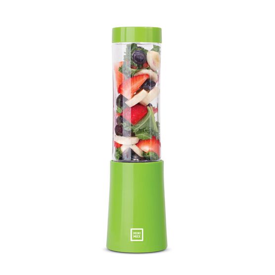 Euro Cuisine Portable Blender for Shakes and Smoothies - 150W Mini Mixx Personal Blender with 2-10oz Tritan Bottles - Small Smoothie Maker for Travel - BPA Free, , alternate image number null