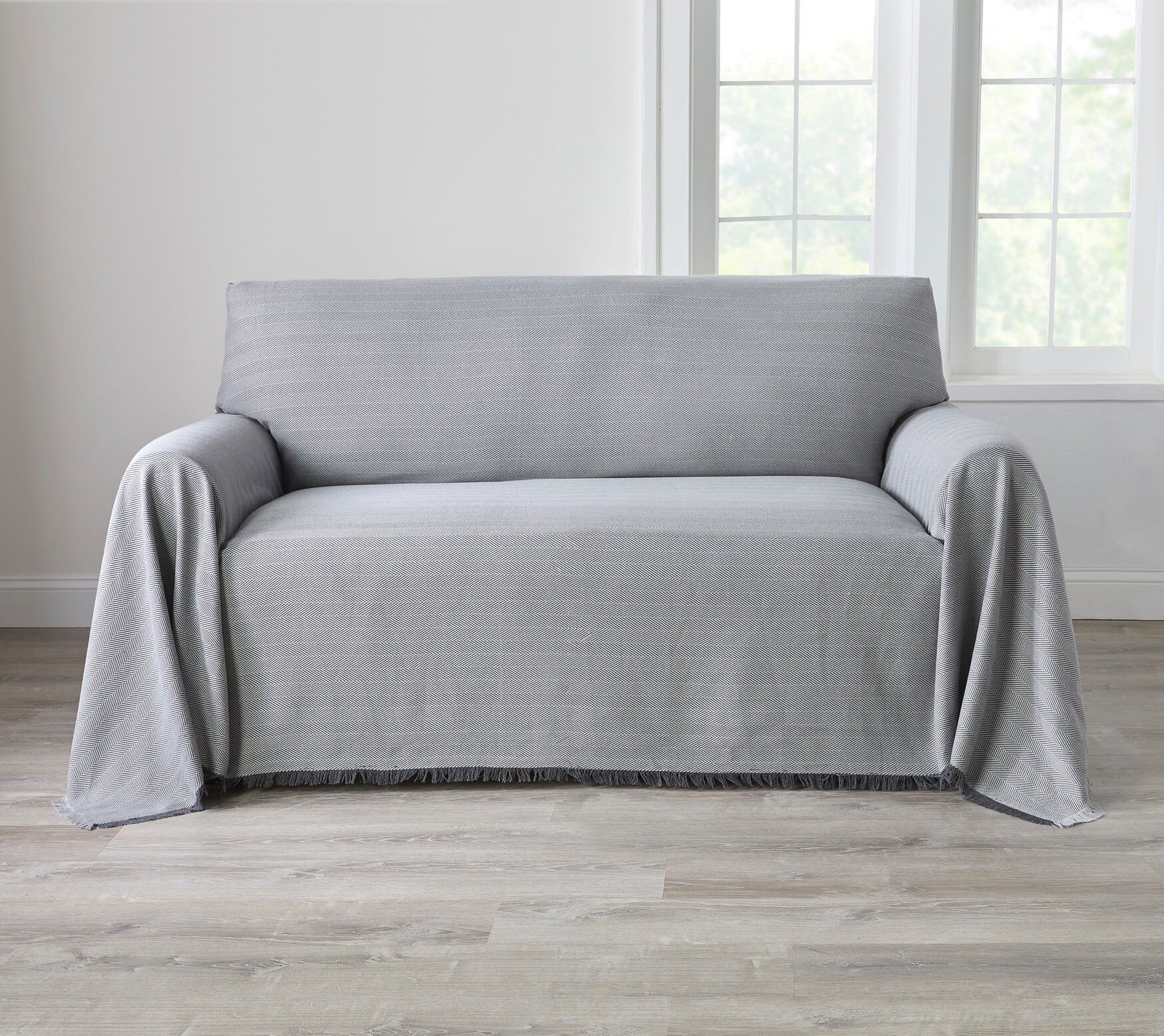 Tapestry Loveseat Pet Protector, BLACK, hi-res image number 0