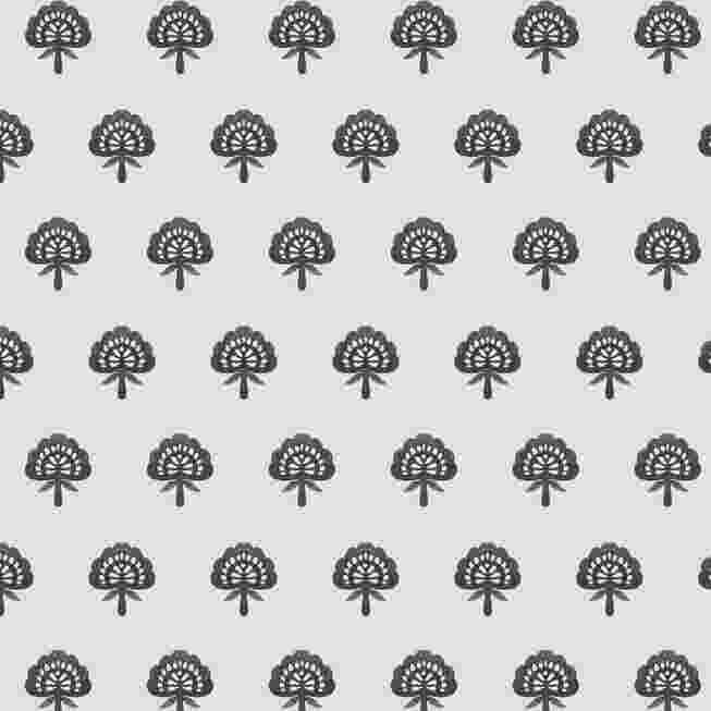 Pattern repeat close-up of chair fabric motifs