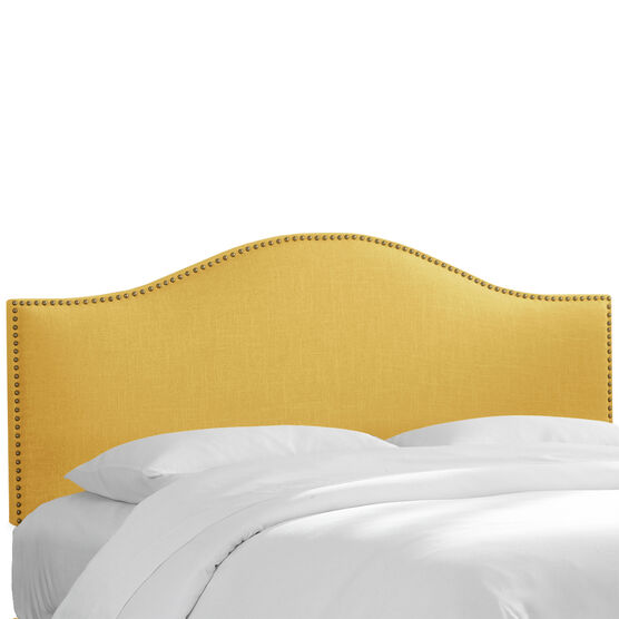 Ashland Nail Button Headboard, LINEN FRENCH YELLOW, hi-res image number null