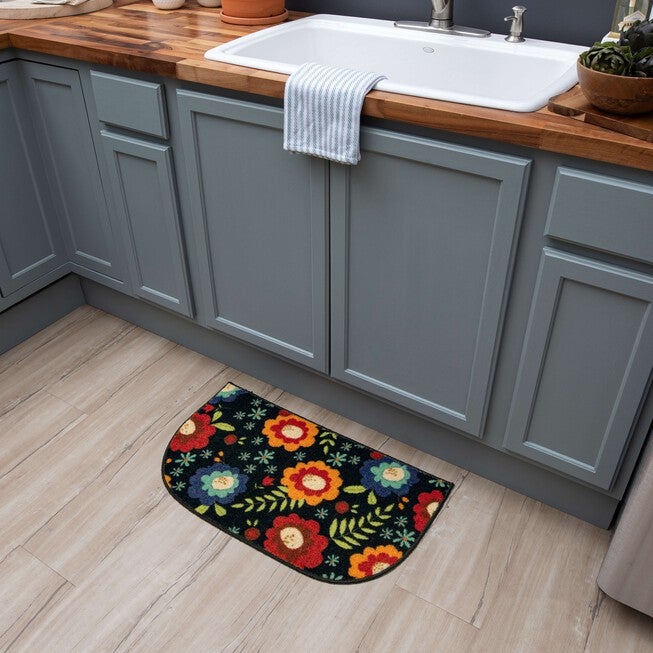 Sweet Flowers Kitchen Rug, , alternate image number 6