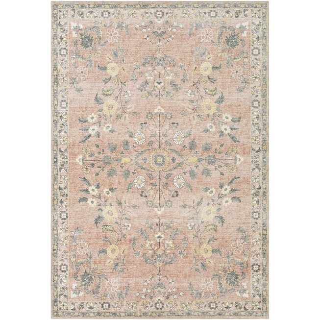Erin Rug 2 feet 6 inches x 4', PINK, hi-res image number 0