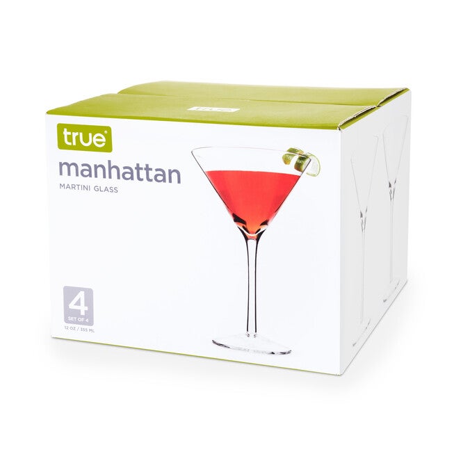 Manhattan Martini Glasses, Set Of 4 By True, , alternate image number null