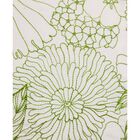 Fine Line Embroidered Floral 18x18 Indoor Outdoor Decorative Pillow, , alternate image number null