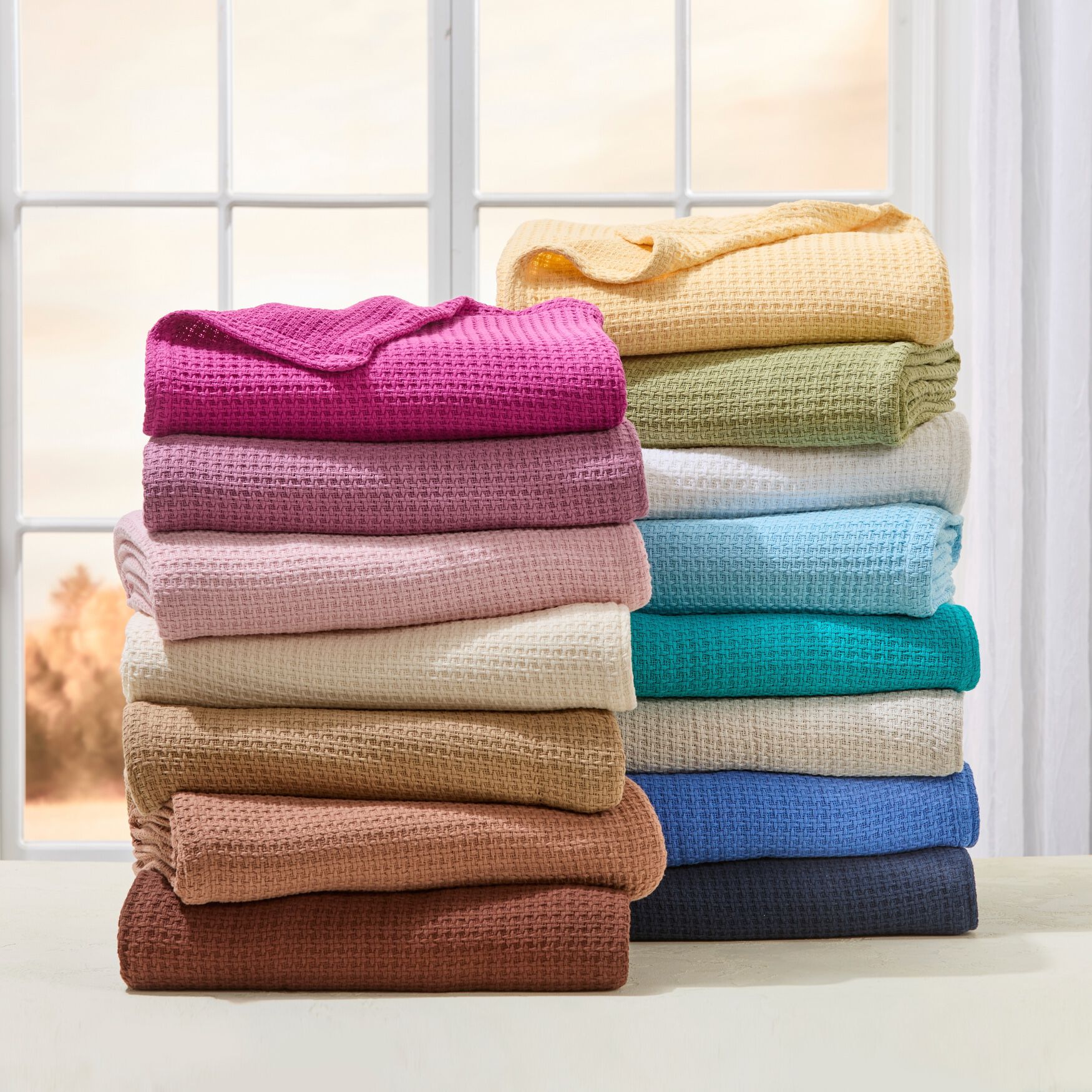BH Studio Extra Large Cotton Blanket, CHOCOLATE, alternate image number 2