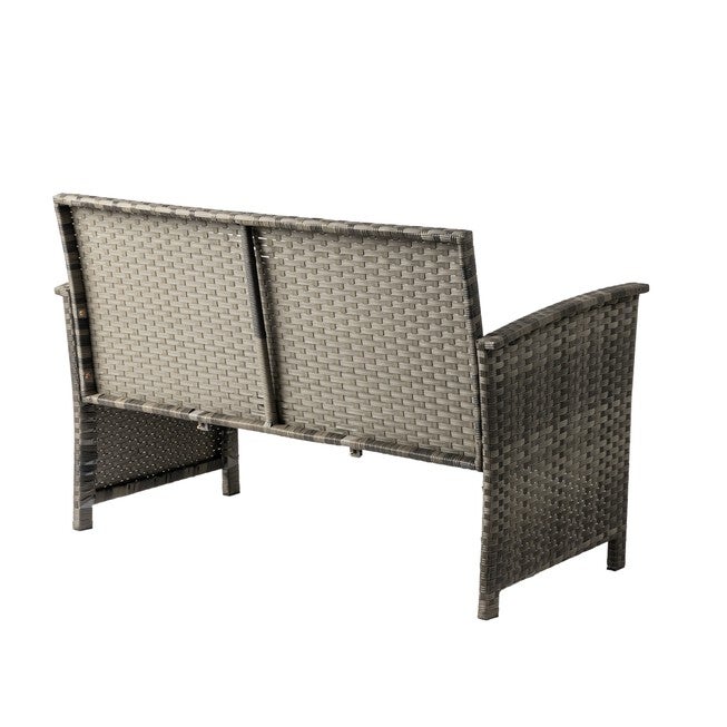 Jareth Wicker Patio Set in Gray, , alternate image number 13