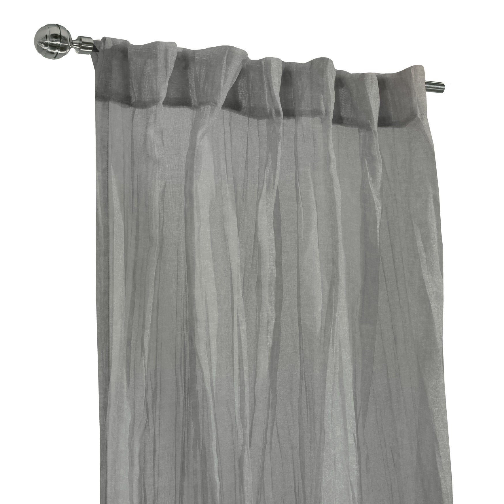 Paloma Sheer Dual Header Curtain Panel, , alternate image number 18