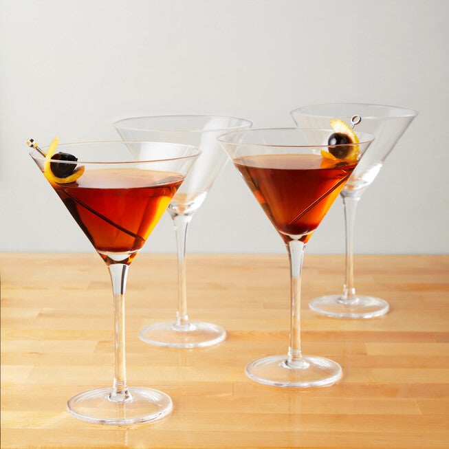 Manhattan Martini Glasses, Set Of 4 By True, , on-hover image number null