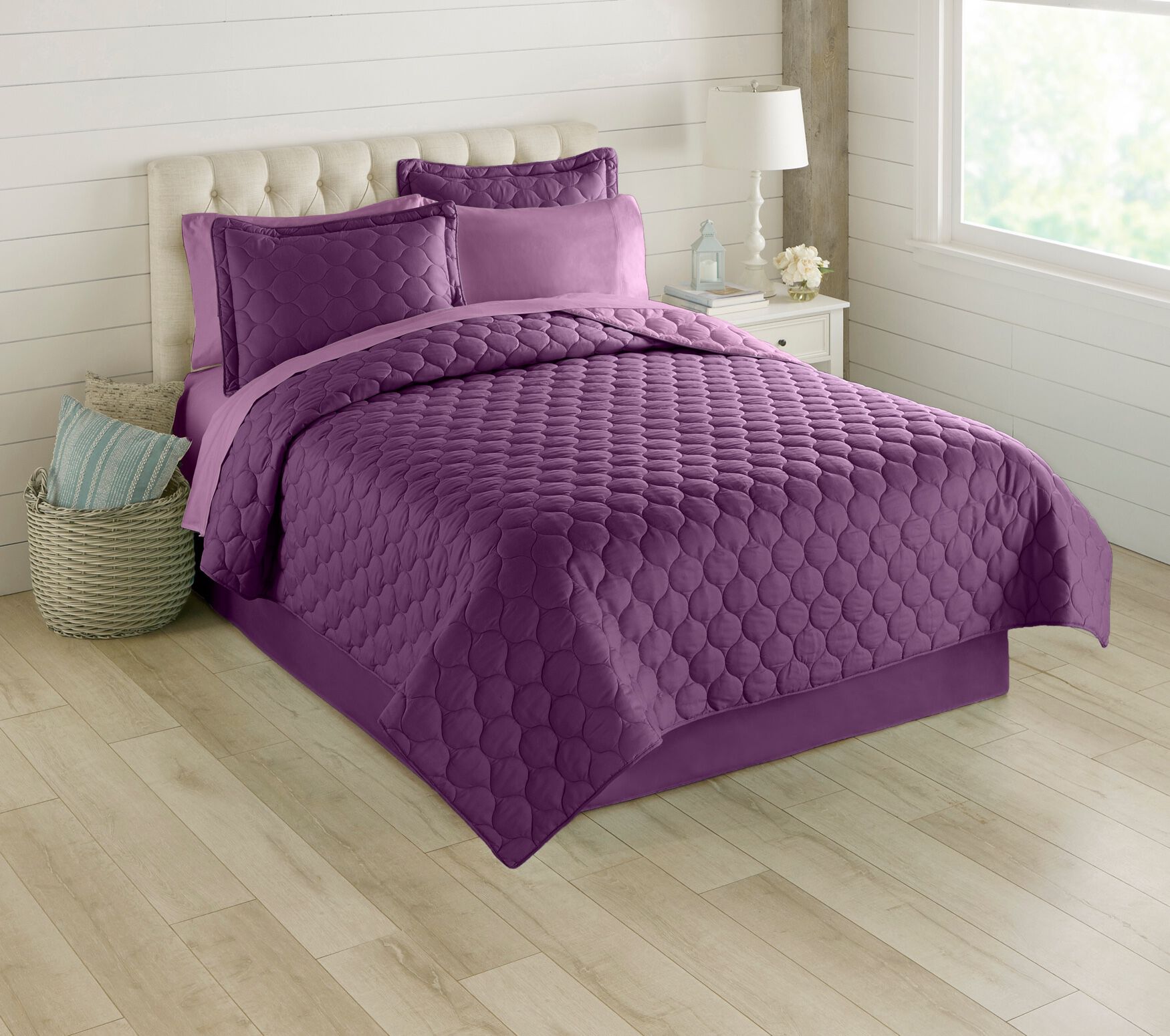 BH Studio Reversible Quilt, CHOCOLATE LATTE, alternate image number 2