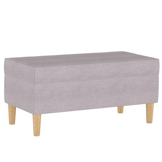 Linen Storage Bench, LINEN SMOKEY QUARTZ, hi-res image number null