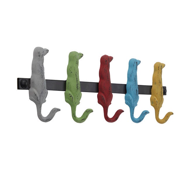 Multi Colored Metal Farmhouse Wall Hook Wall Hook, , alternate image number 3