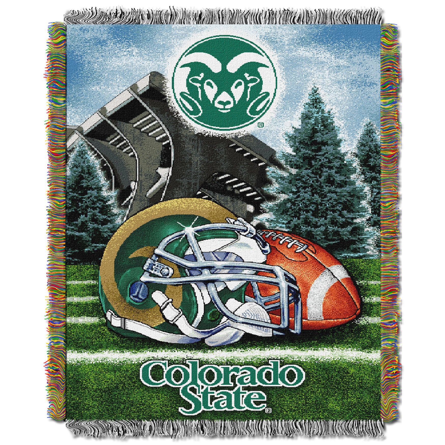 Colorado State HFA Throw, MULTI, hi-res image number 0