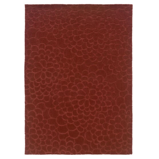 Trio 8'X10' Area Rug, RUST, hi-res image number null