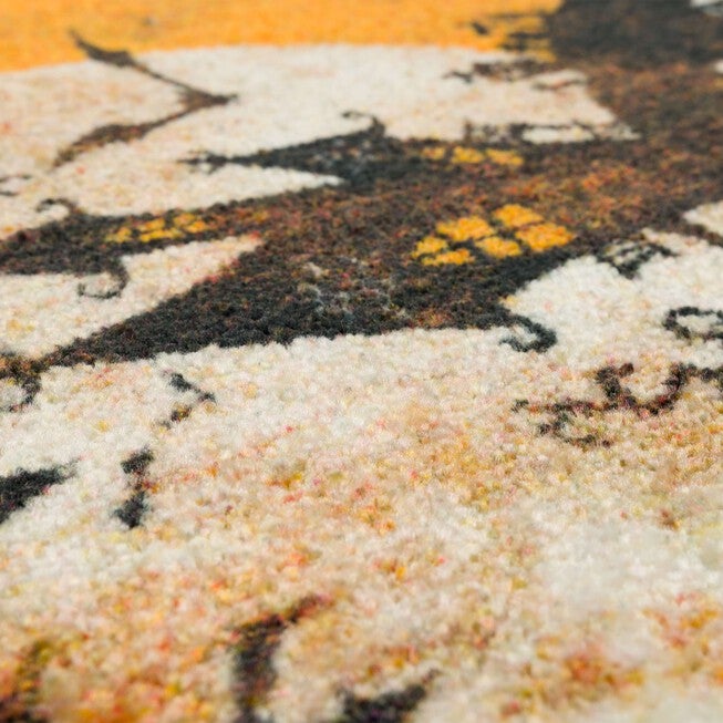 Halloween Hill Orange Kitchen Rug, , alternate image number null