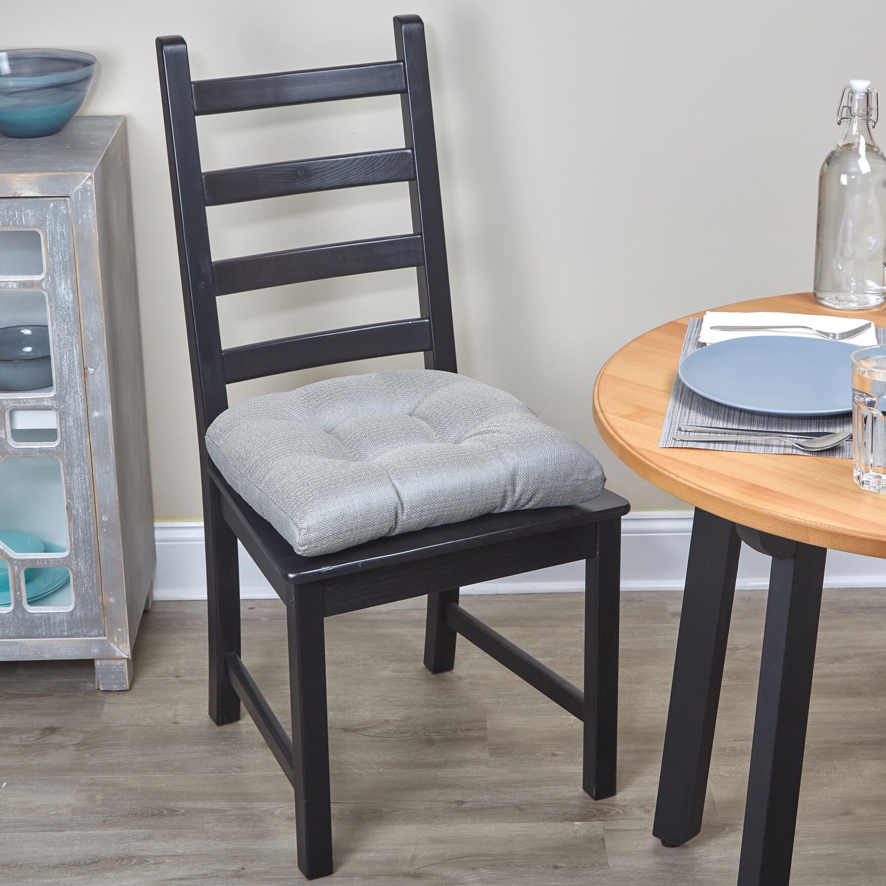 15 inches Omega Gripper&reg; Universal Chair Pads, GRAY, alternate image number 2