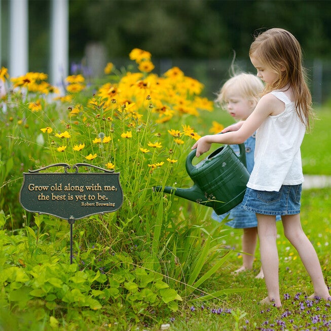 Grow Old Along With Me Garden Poem Sign, , alternate image number 3