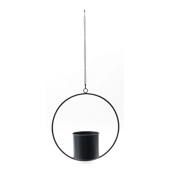Modern Hanging Planter With Frame (Set Of 2), , alternate image number 2